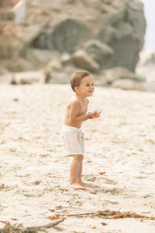 Mini Kapalua Boy Trunks - Sand