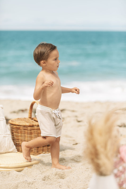 Mini Kapalua Boy Trunks - Sand
