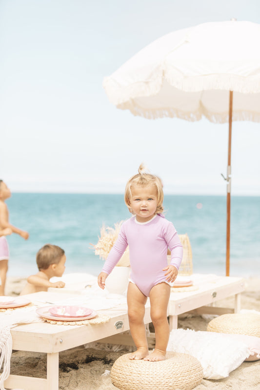 Doheny Rash Guard The Doheny Rashguard - Lilac – MooRoo Swim