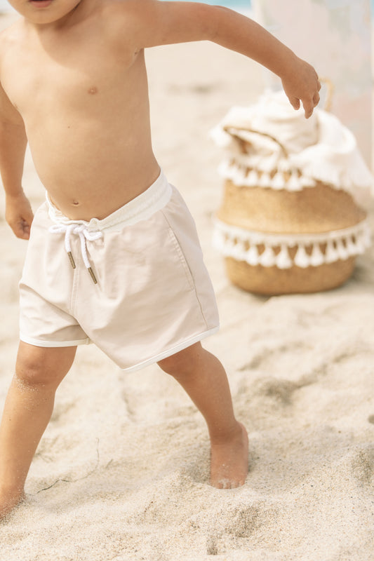 Mini Kapalua Boy Trunks - Sand