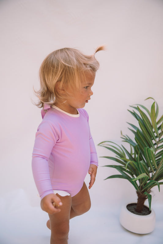 Doheny Rash Guard The Doheny Rashguard - Lilac – MooRoo Swim